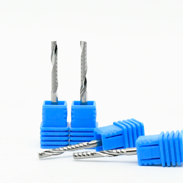 single flute end mill for PVC acrylic 1 flute router bit